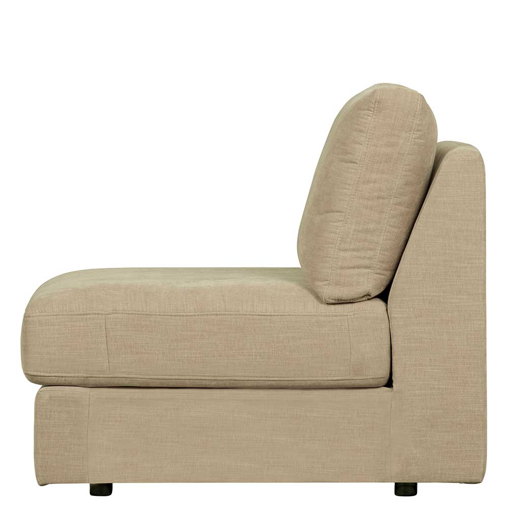 Einsitzer Couch Pilamonia in Beige Modulsofa Element