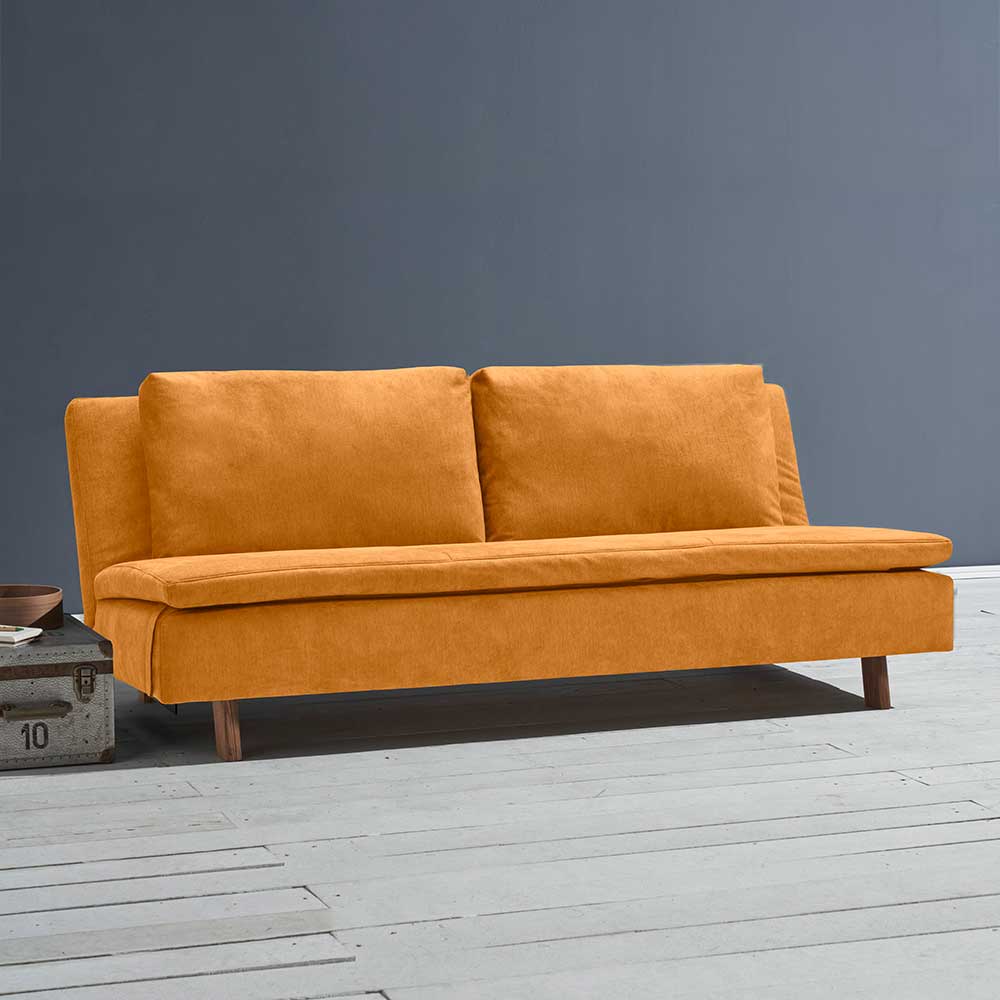 Schlafsofa Lottessa mit Rücken Klappmechanik 205 cm breit