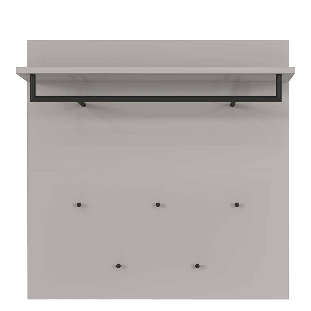 Wandgarderobe Tumeato in modernem Design - Grau