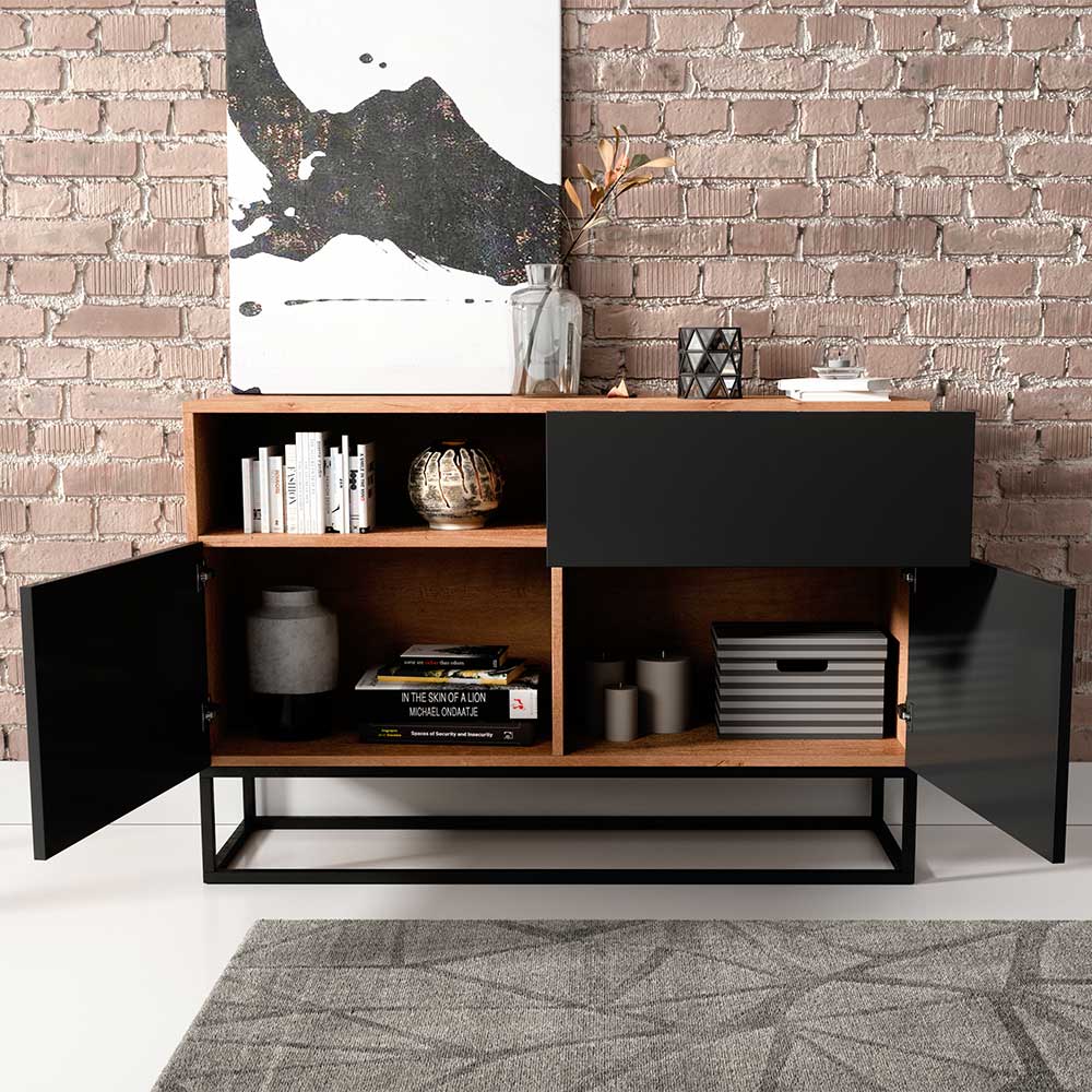 Sideboard Siracusa mit einer Schublade 120 cm breit