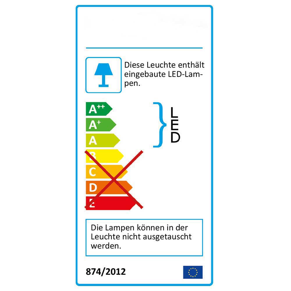 Weißer Spiegelschrank Bevario mit LED Beleuchtung 3 türig