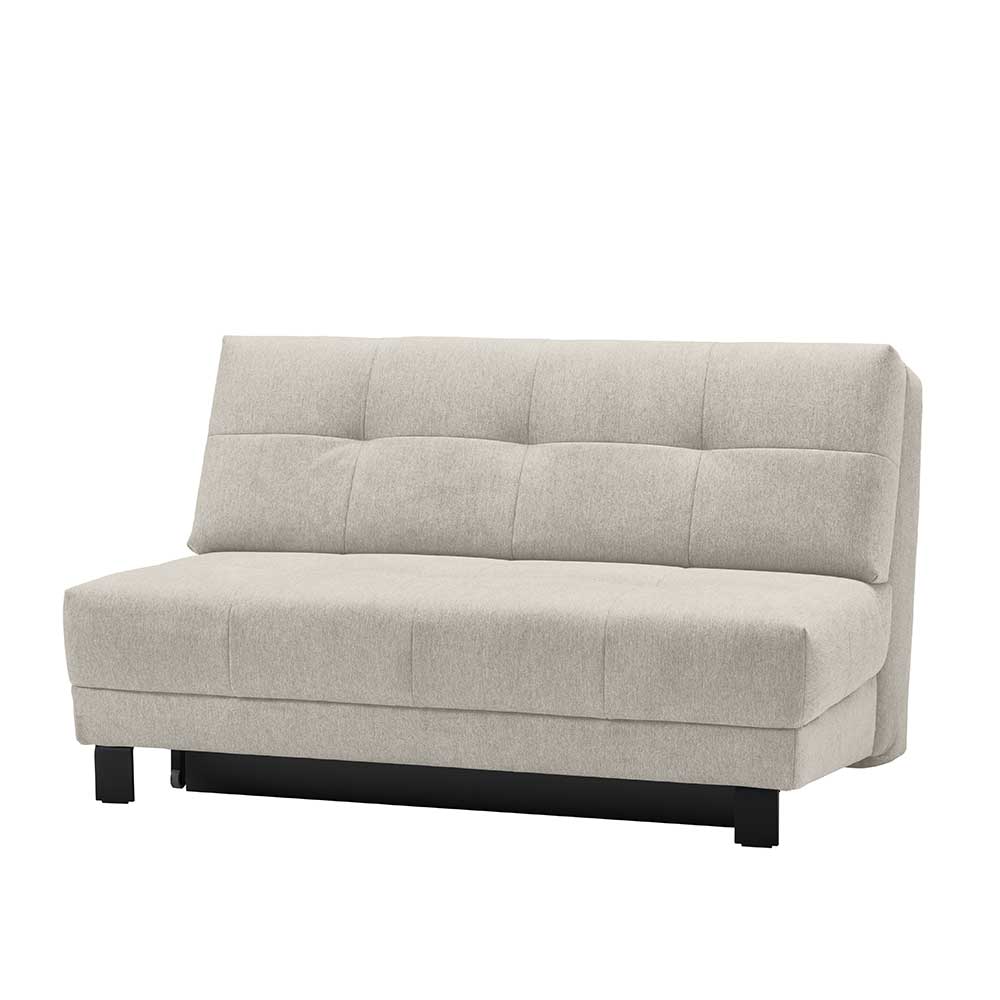 Zweisitzer Sofa Gesa mit Schlaffunktion in Beige