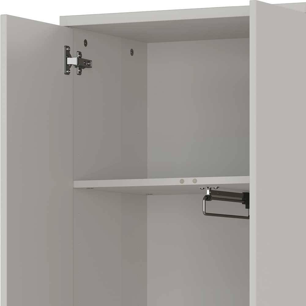 Flurgarderobe Set Tumeato melaminbeschichtet in modernem Design (fünfteilig)