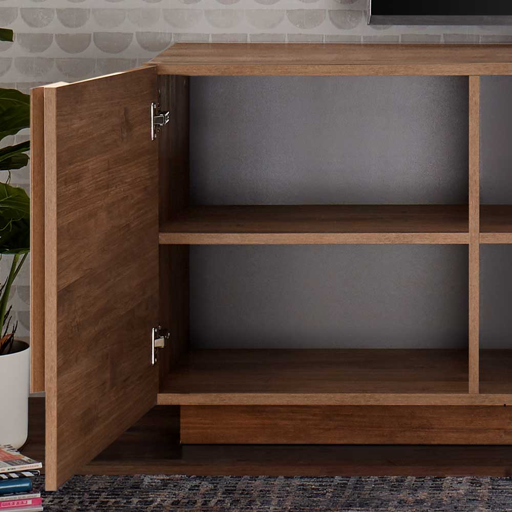 Fernsehunterschrank Bea in Holzoptik Naturfarben modernes Design