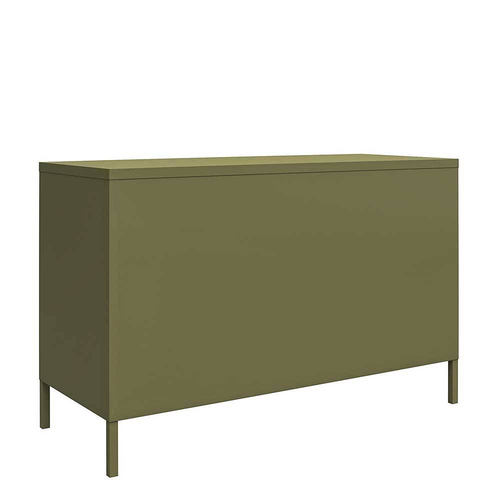 Sideboard Anya im Industry und Loft Stil mit Front in Spind Optik