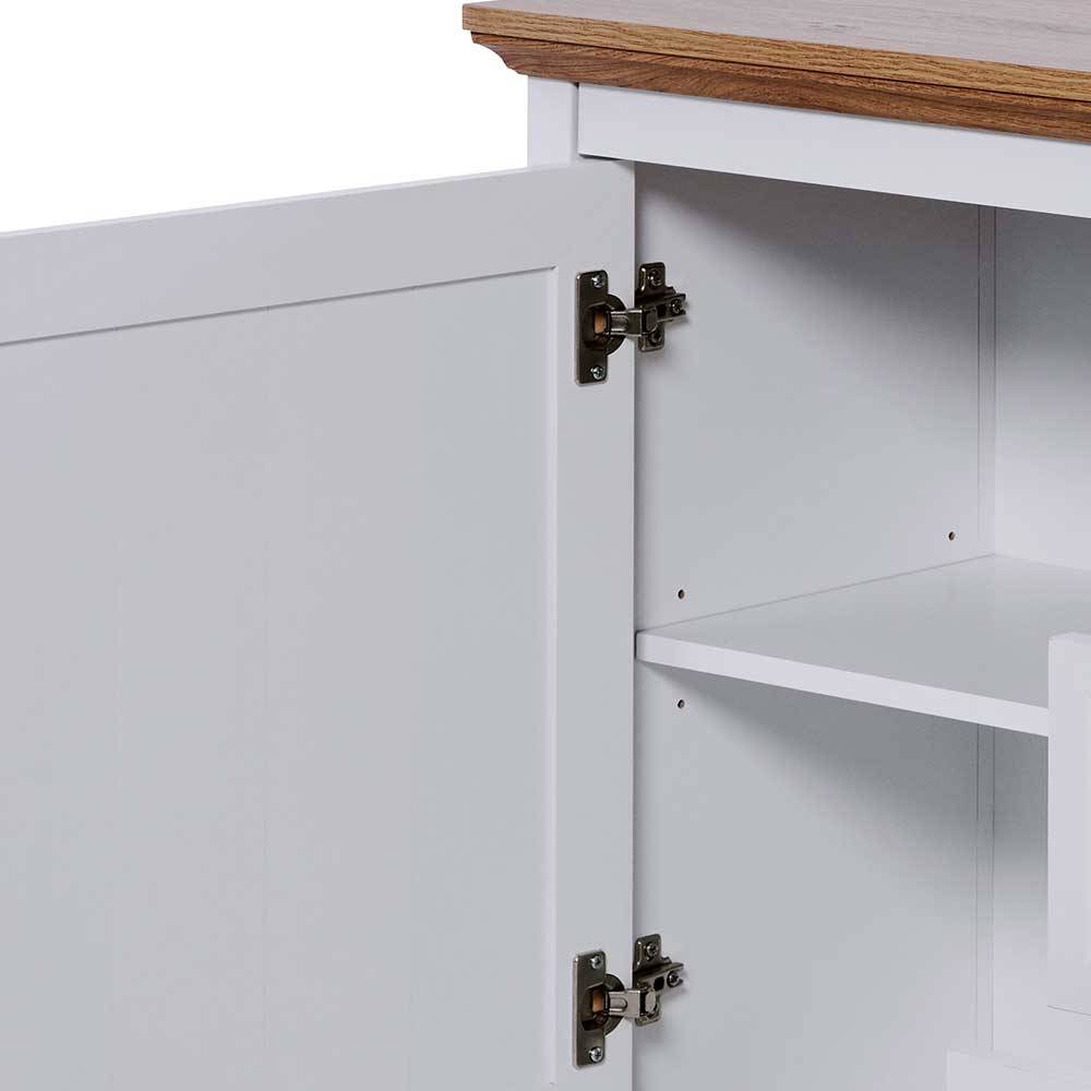 Sideboard Ossana mit drei Schubladen im Landhausstil