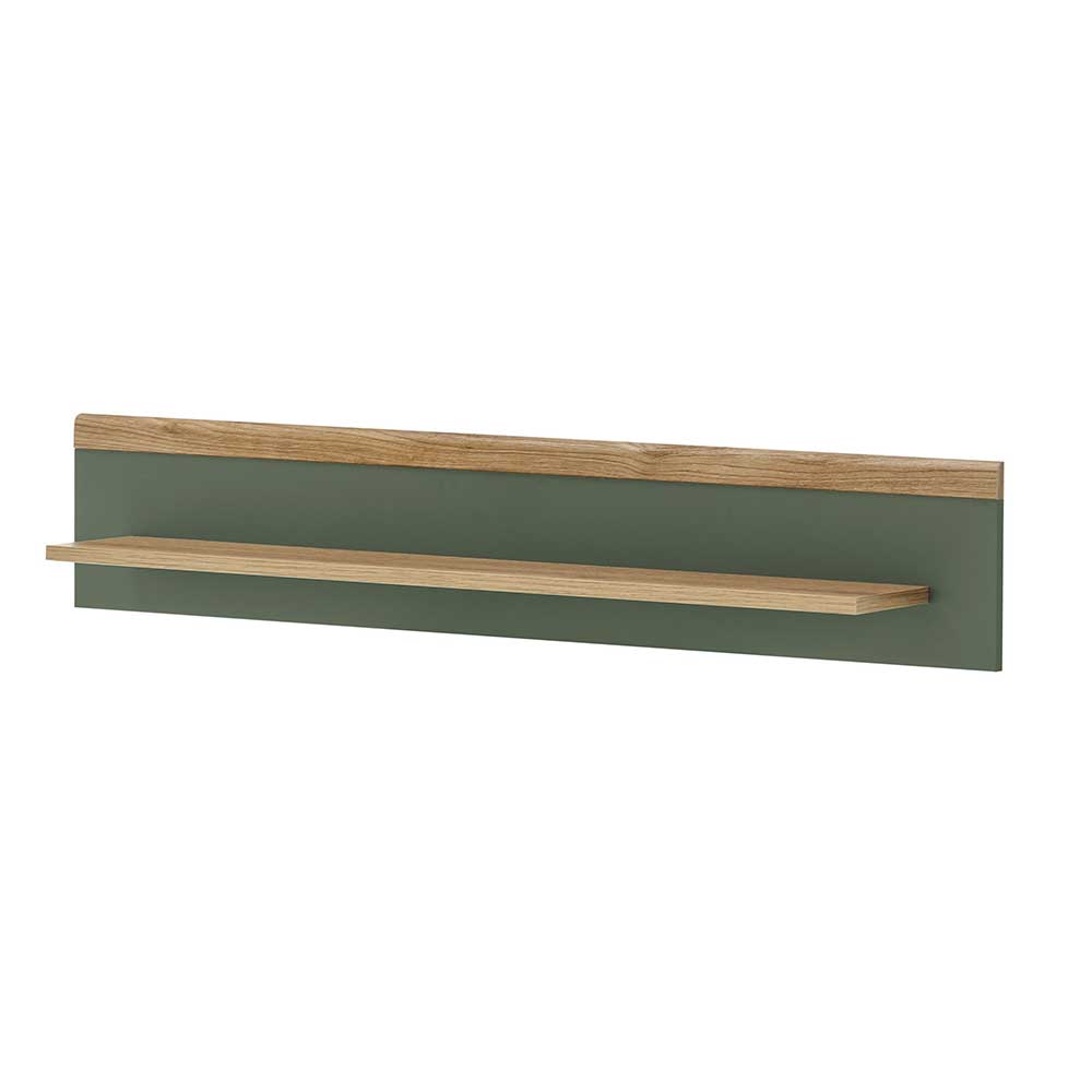 Wohnzimmerwand Lora im Skandi Design 134 cm hoch (dreiteilig)