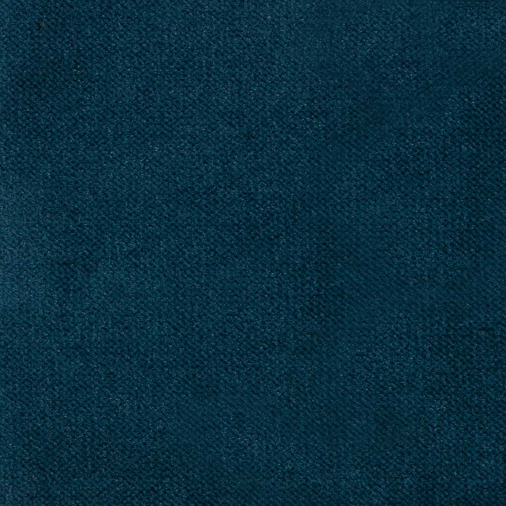 Samt Polstersessel Domago in Blau im Retro Design