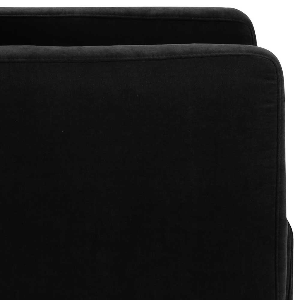 Kleiner Lounge Sessel Taliteo in Schwarz mit 42 cm Sitzhöhe