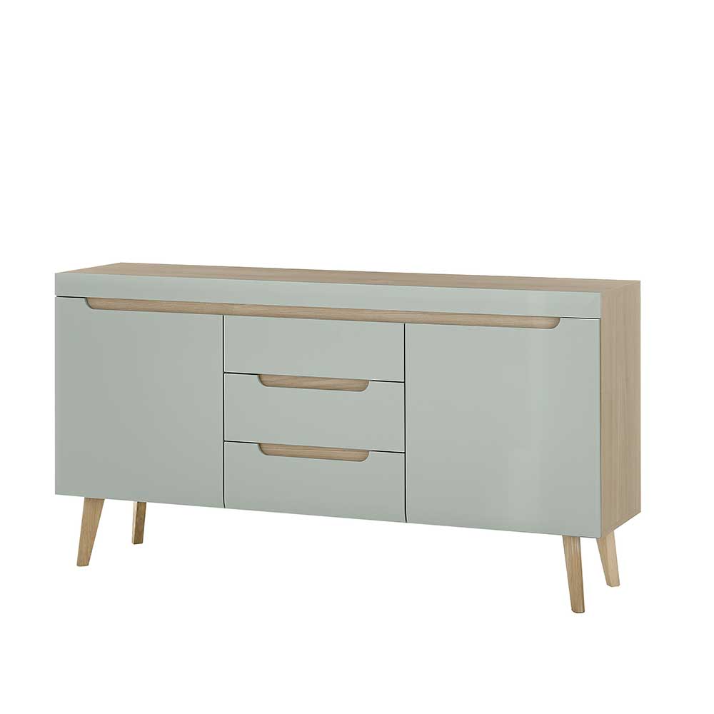 Sideboard Casmas im Skandi Design mit drei Schubladen