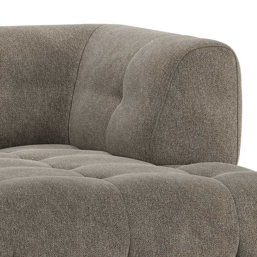 Sofa Element Blassgrün Zitalian in modernem Design aus Flachgewebe