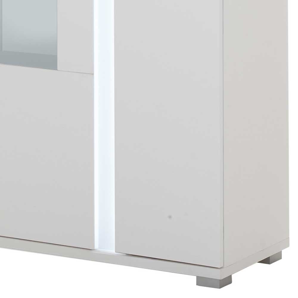 Highboard Constantin mit LED Beleuchtung - Glastür links