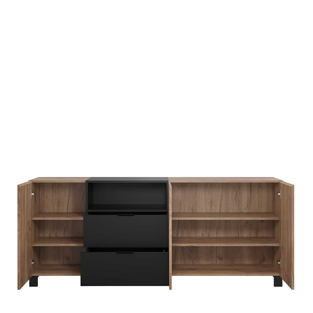 Sideboard Acadonia mit zwei Schubladen und drei Drehtüren