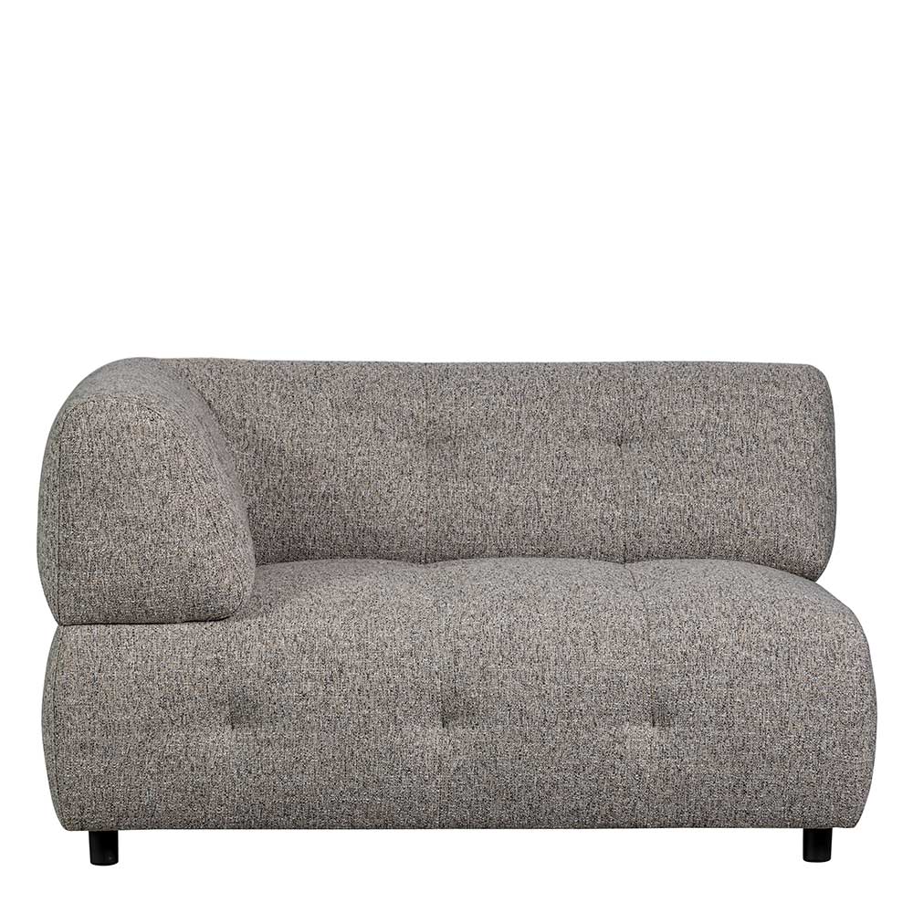 Modernes Sofa Element Modul Kyperia in Graubraun meliert 122 cm breit