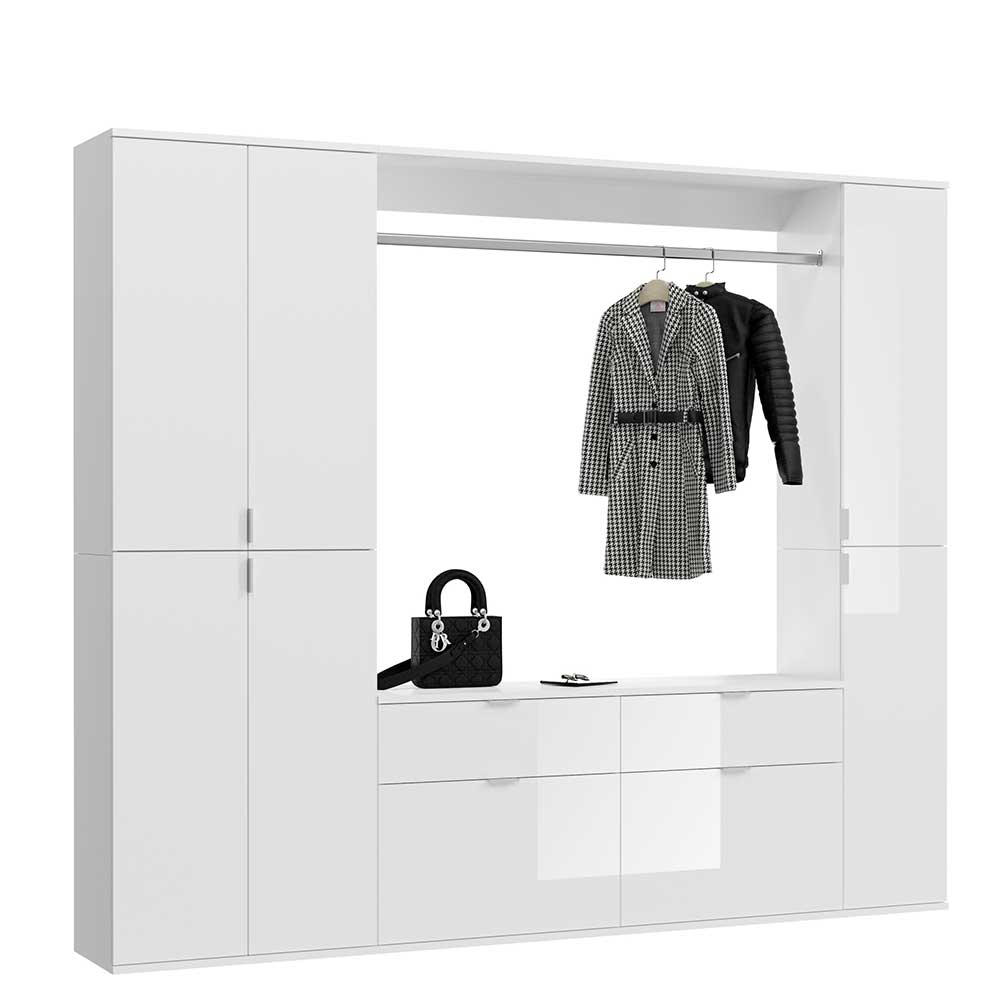 Garderobe 3-teilig online Weiß kaufen in