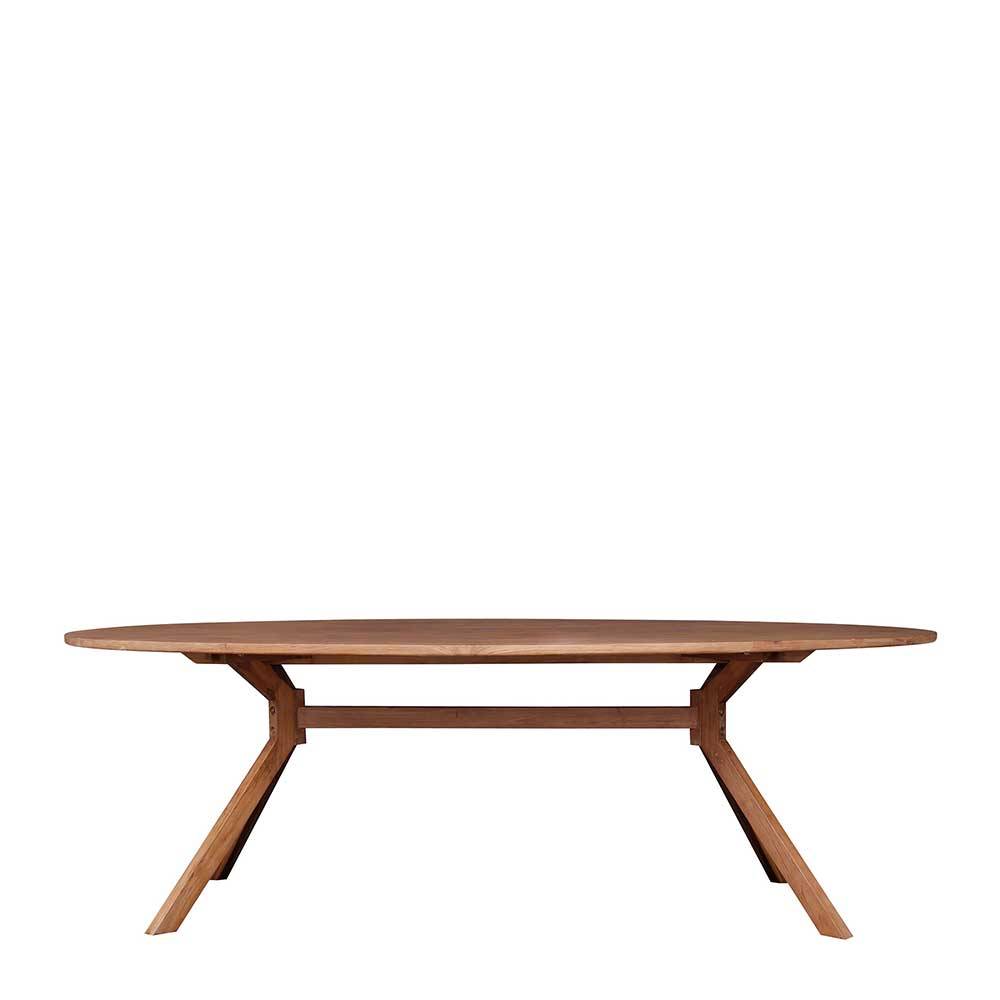 Esszimmer Tisch Gondama aus Teak Massivholz 240 cm breit