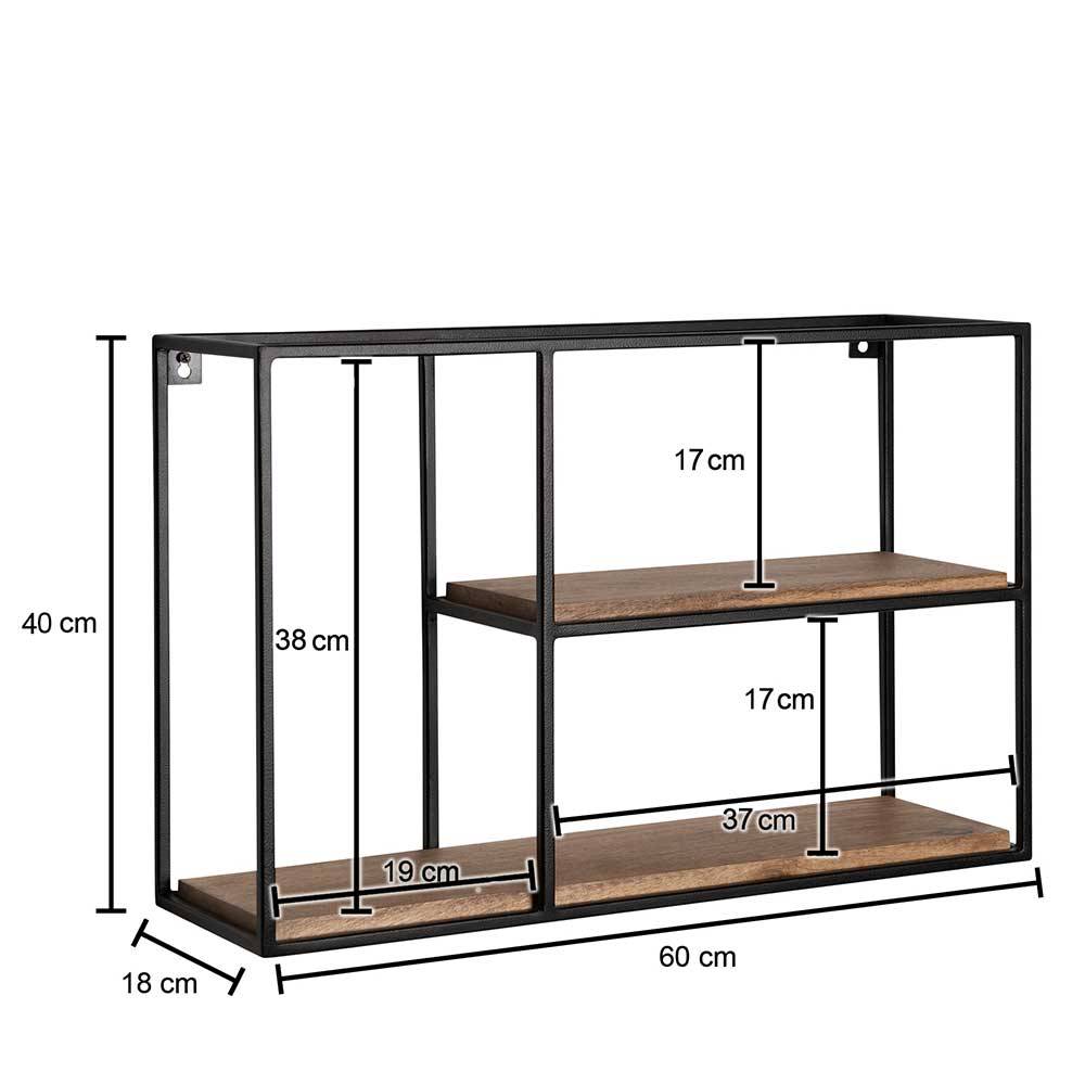 Wandregal Colobro in modernem Design 60 cm breit