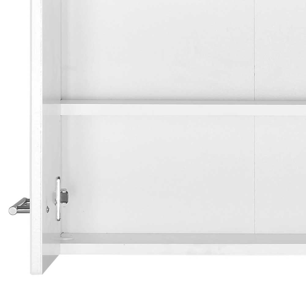 2 türiger Badezimmer breit Josessa Hochglanz in Weiß Hängeschrank 60 cm