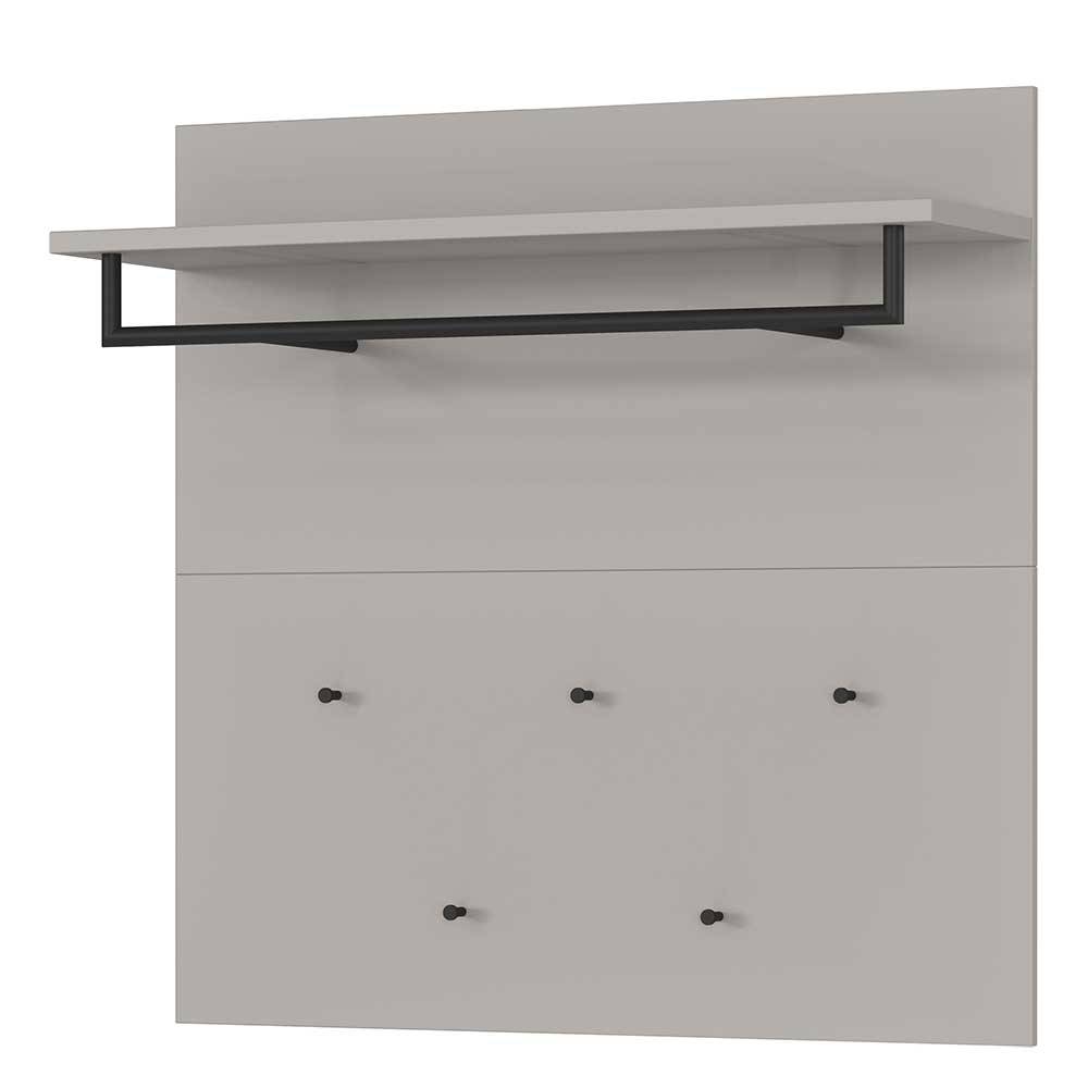 Wandgarderobe Tumeato in modernem Design - Grau