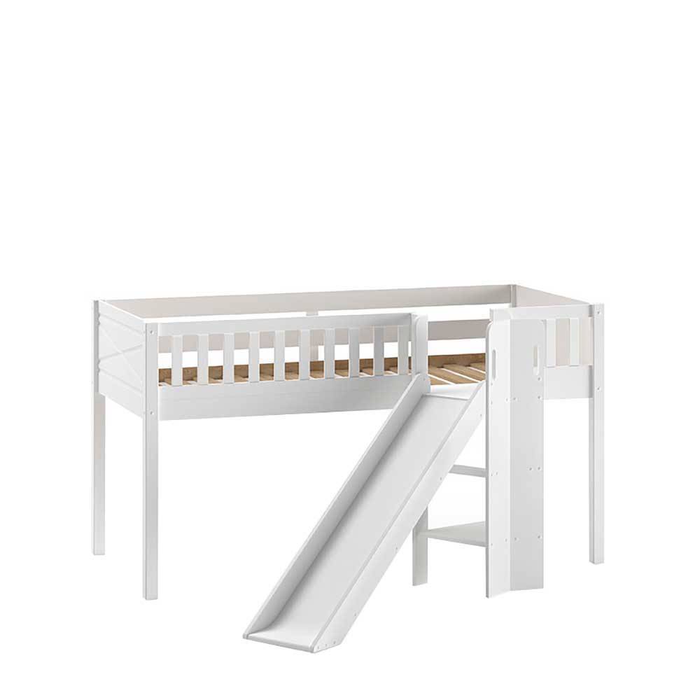 Kinderhochbett Phidias mit Tier Motiven und Rutsche