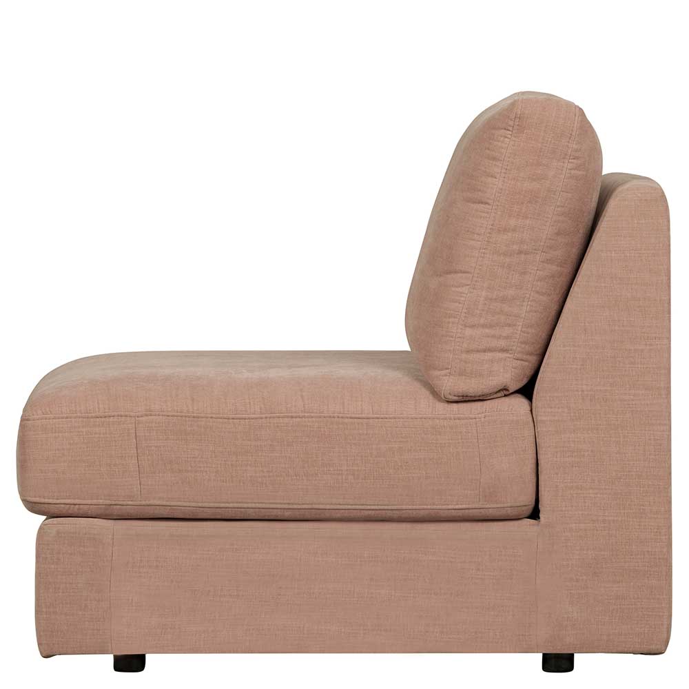 Moderne Modulsofa Element Couch Oktamian in Rosa Einsitzer