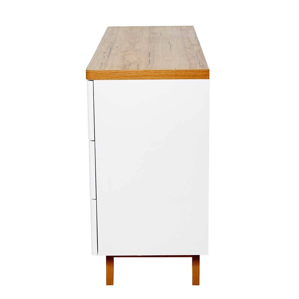 Sideboard Skandi Hajelua mit drei Schubladen und einer Tür