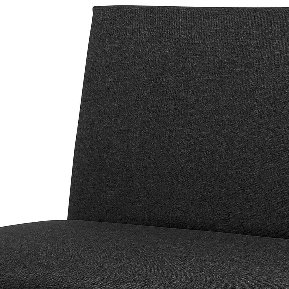 Zweisitzer Schlafsofa Clienta in Schwarz Made in Germany