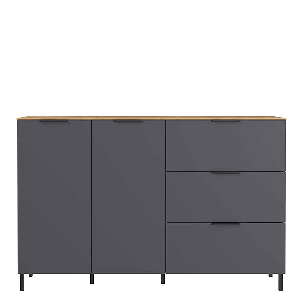 Esszimmersideboard Riab mit Soft Close in Dunkelgrau