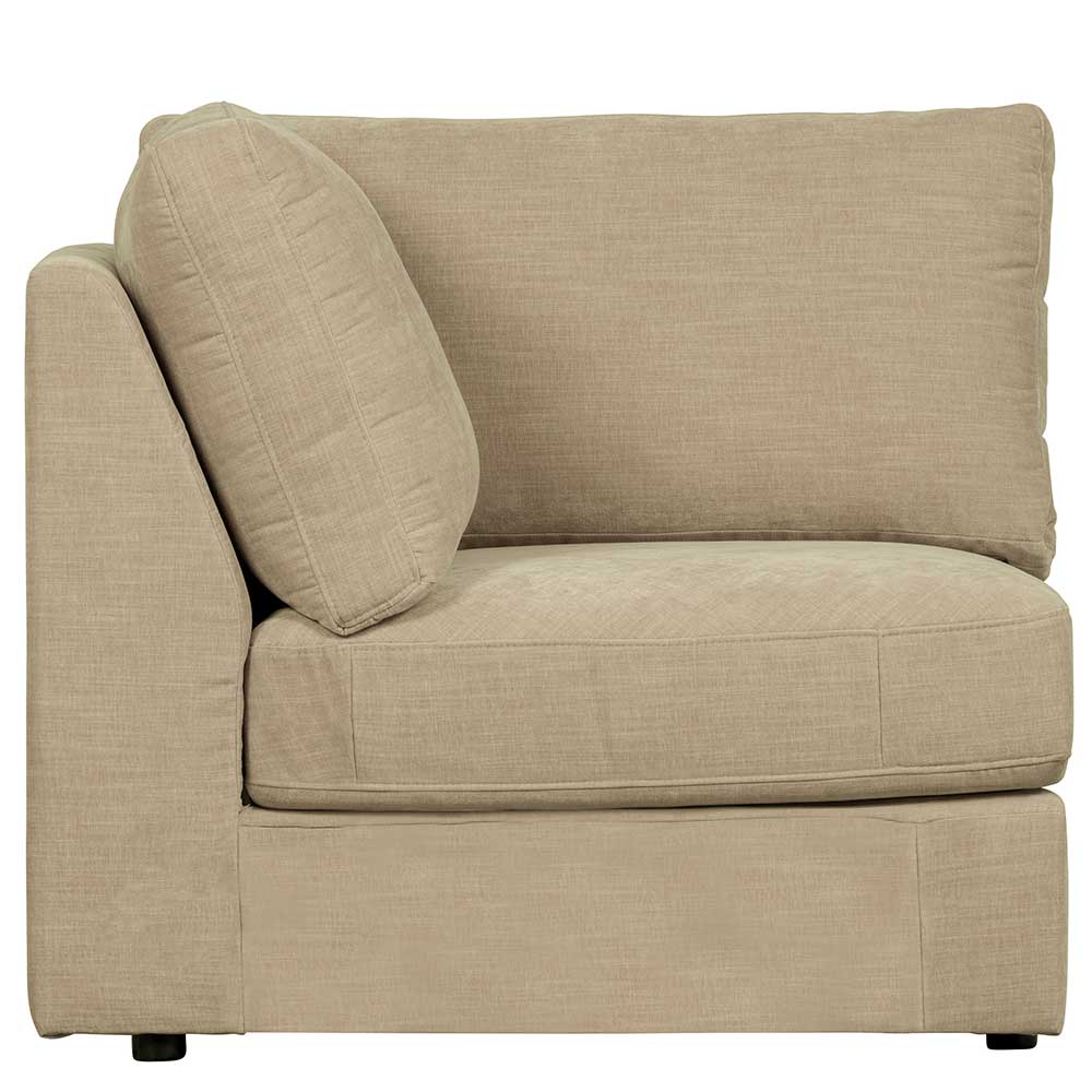 Eckelement Modulsofa Pilamonia in Beige mit Webstoff Bezug