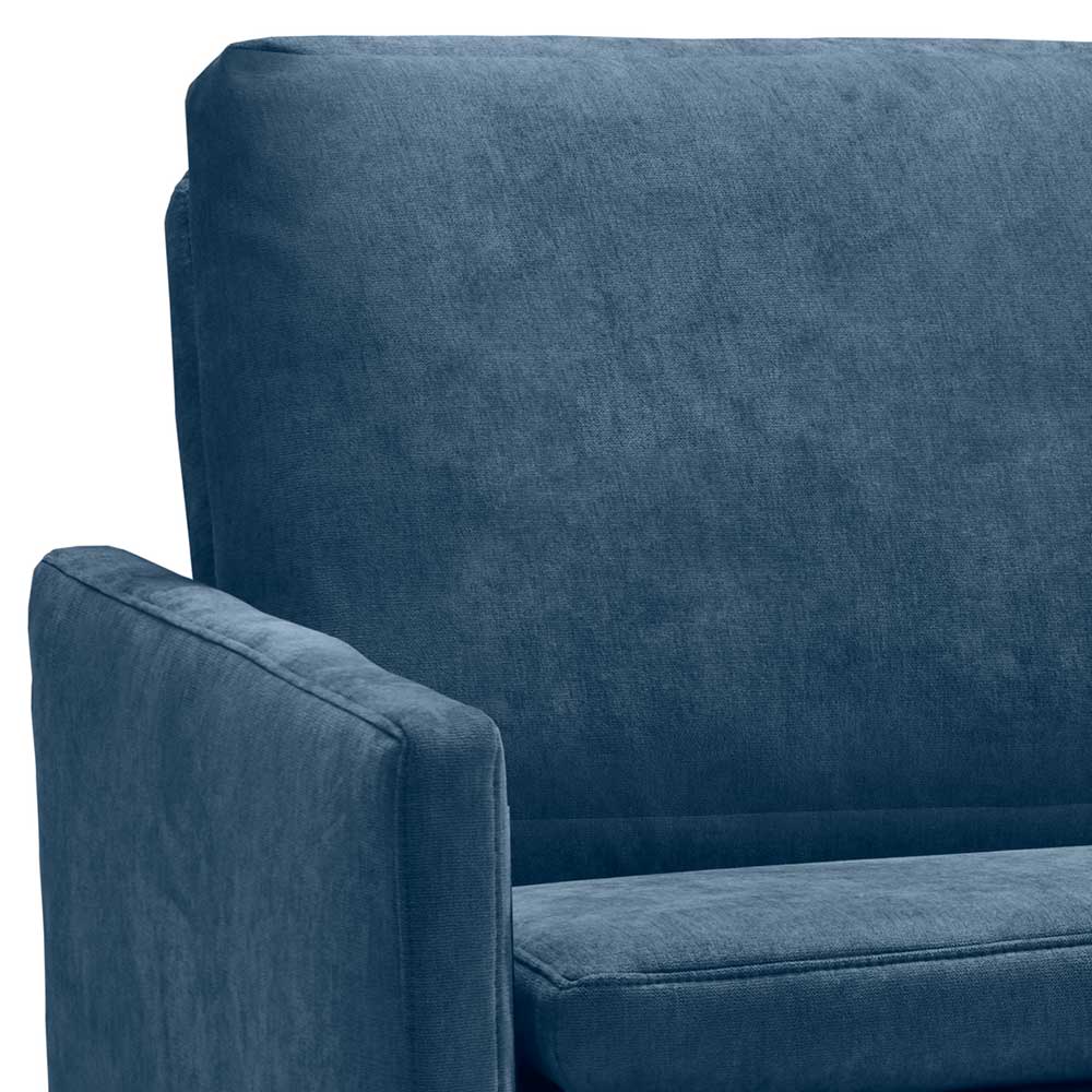 Made in Germany Klappsofa Kobi in Blau und Eichefarben