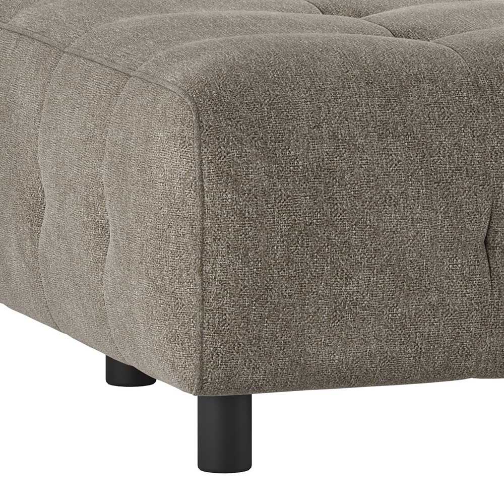 Sofa Element Blassgrün Zitalian in modernem Design aus Flachgewebe