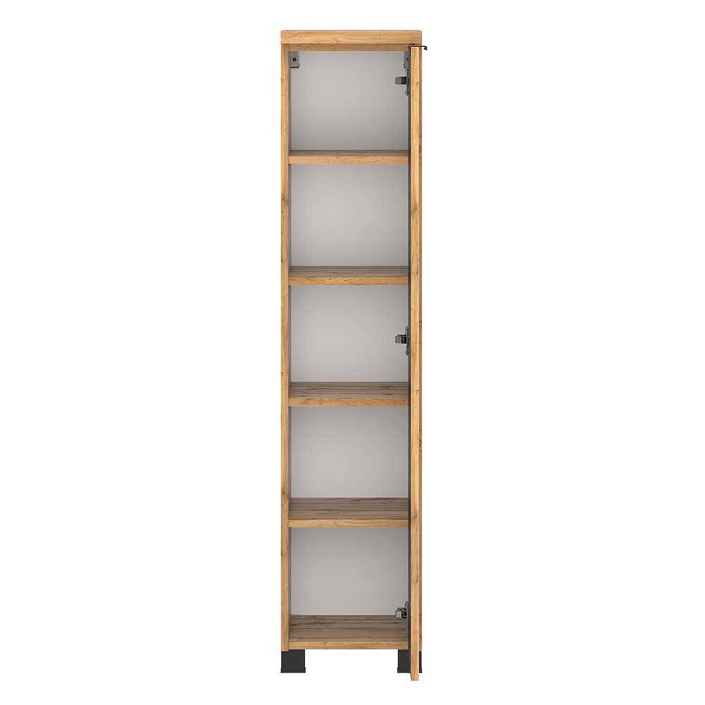 Badezimmer Midischrank Cadama 30 cm breit - inklusive Füße