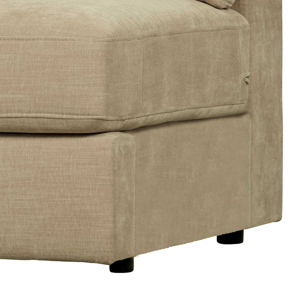 Zweisitzer Modulsofa Pilamonia in Beige - Rücken echt bezogen