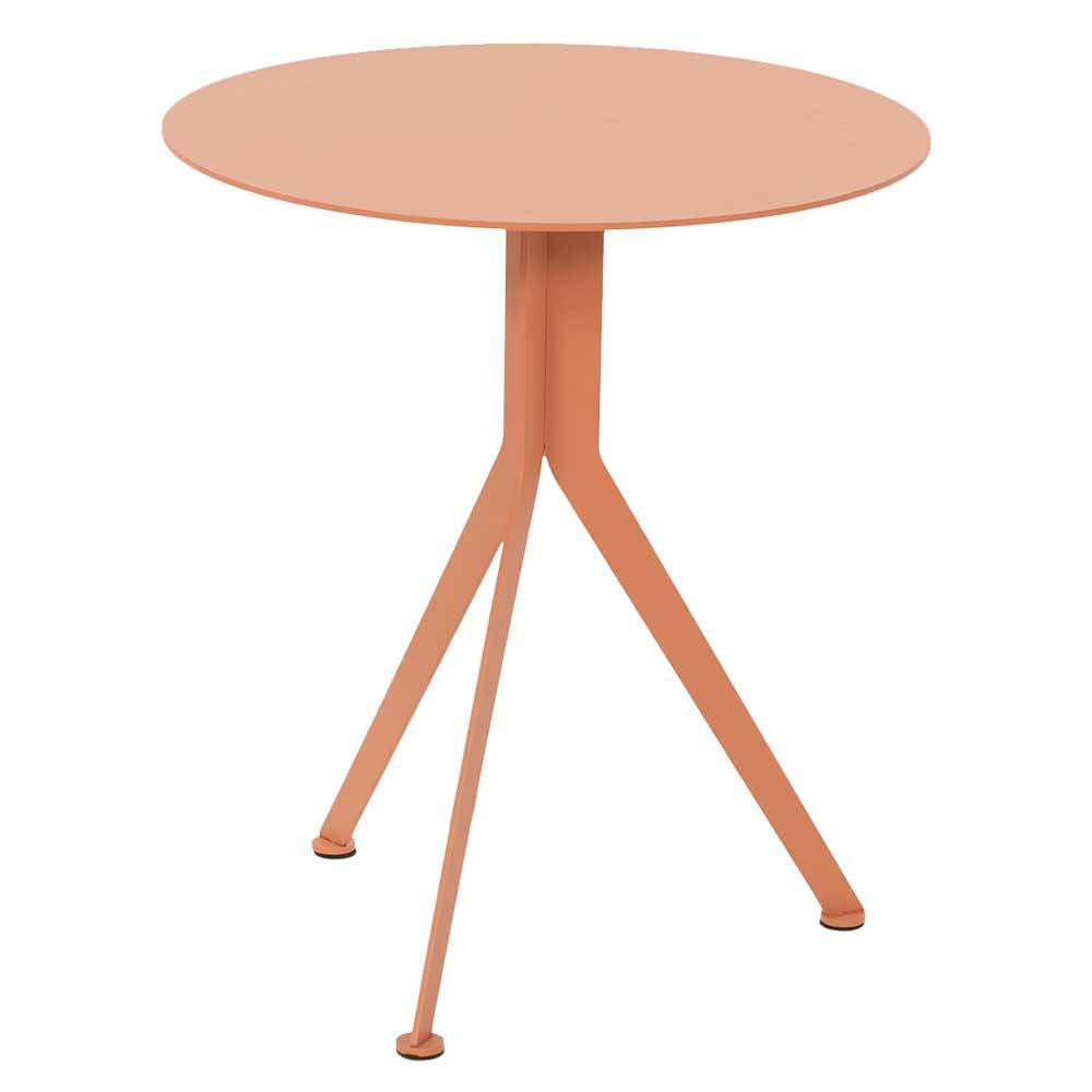 Beistelltischchen Camana in Terracotta im Skandi Design