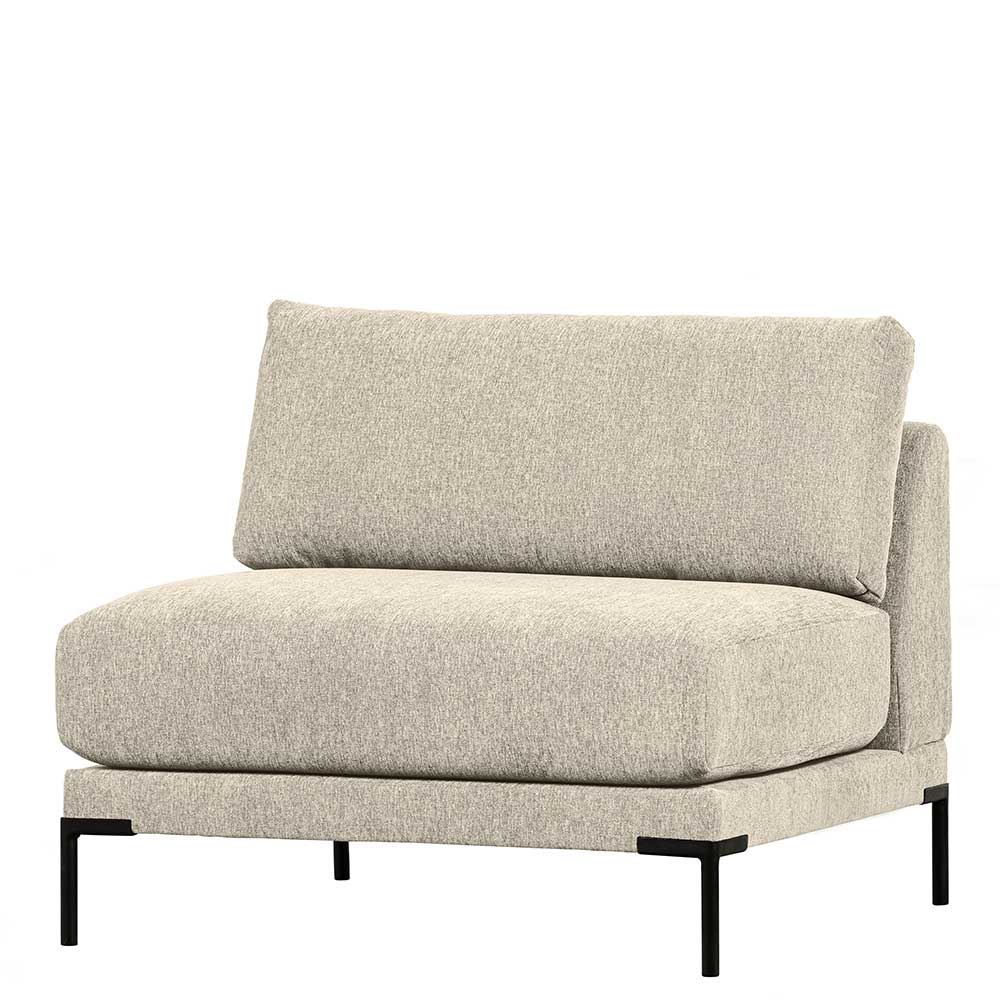 Eckelement Sofa Imdyano aus Modul in mit Metall Vierfußgestell Beige