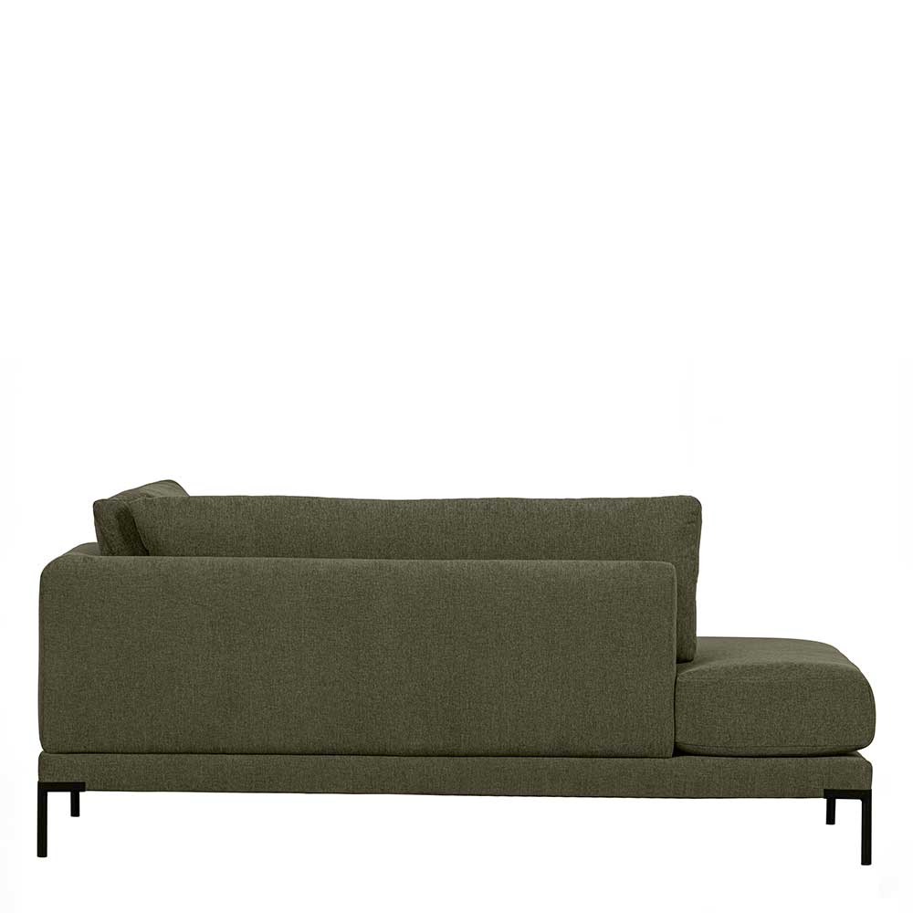 Modulare Sofa Chaiselongue Skaceto in Dunkelgrün Lehne rechts