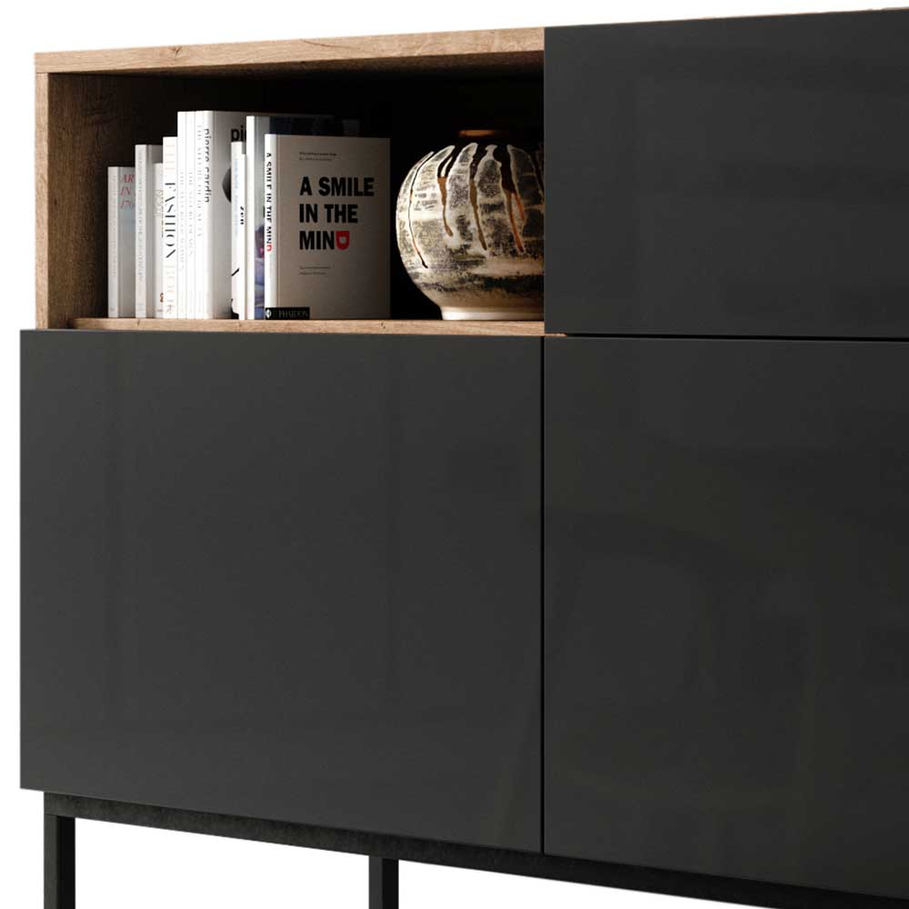 Sideboard Siracusa mit einer Schublade 120 cm breit