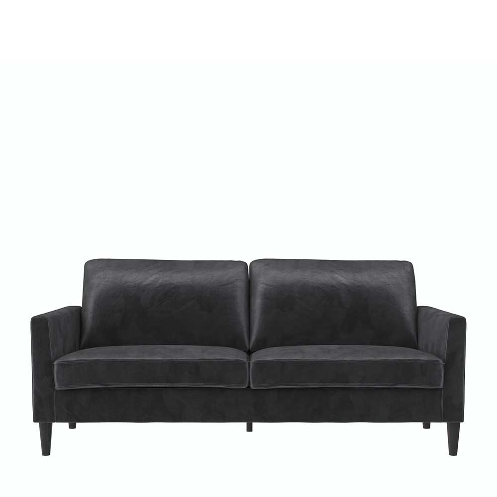 Dunkelgraues Wohnzimmer Sofa Contreros in modernem Design 188 cm breit