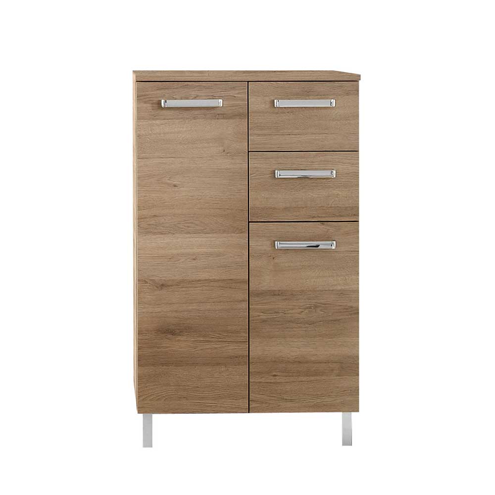 Badschrank Jacquelina in Eiche San Remo 101 cm hoch