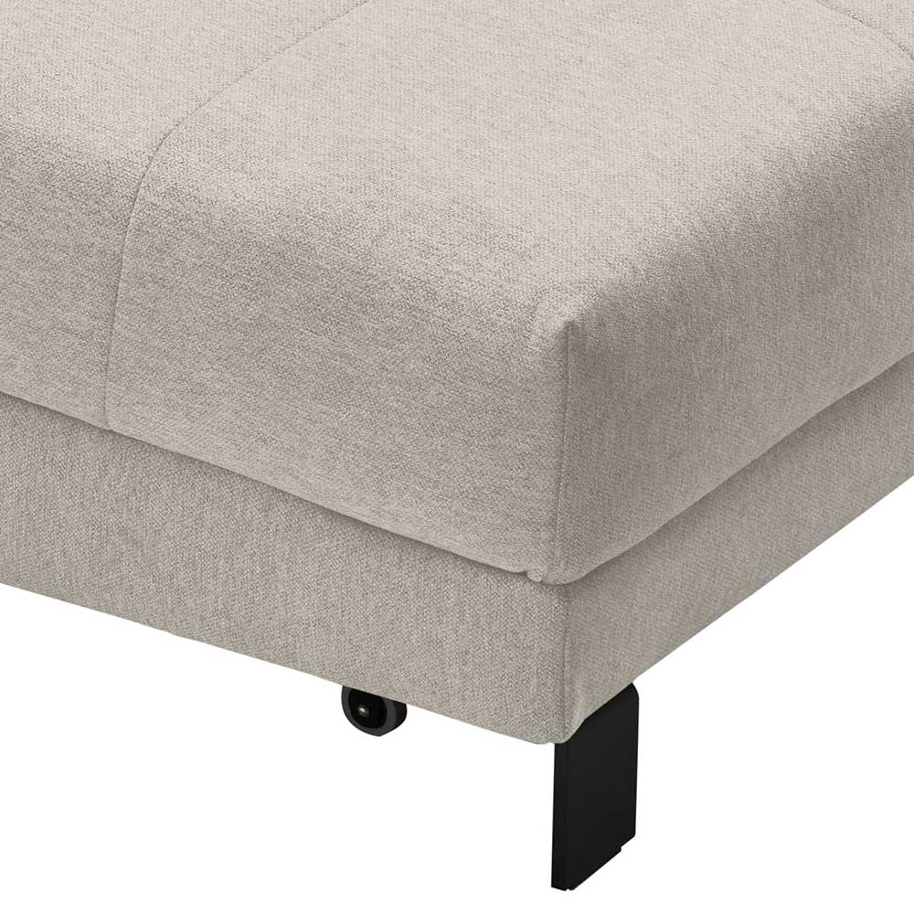 Zweisitzer Sofa Gesa mit Schlaffunktion in Beige