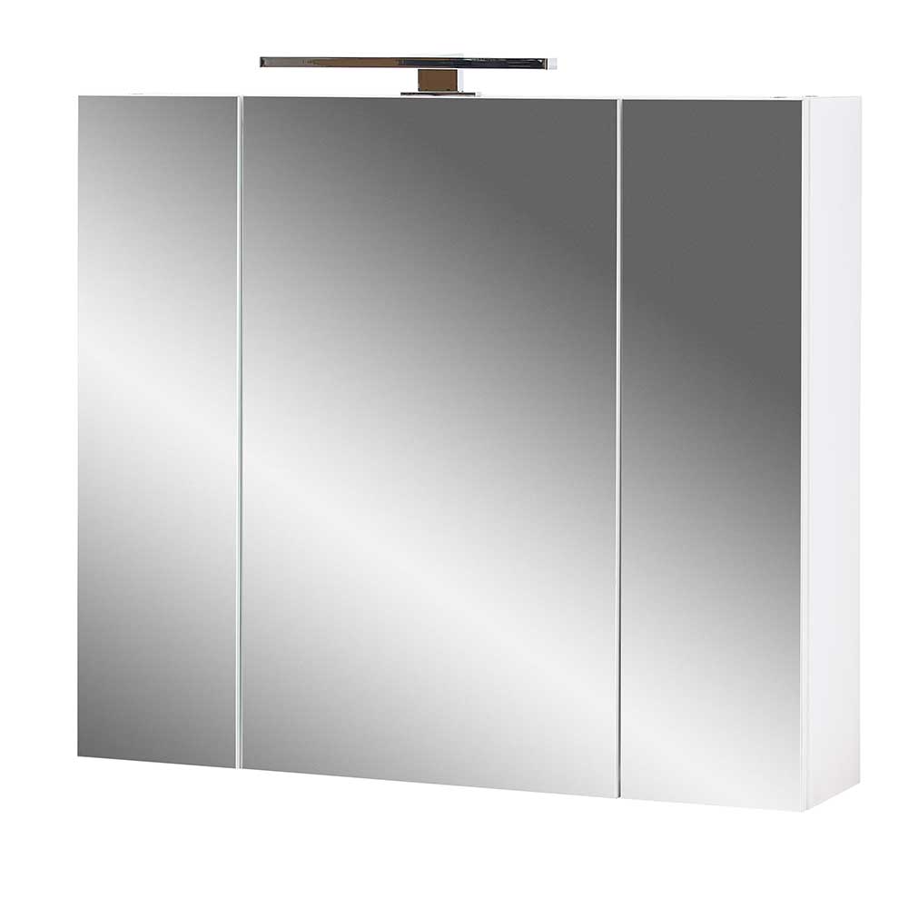 Badezimmer Spiegelschrank Vladius mit Steckdose Beleuchtung LED und