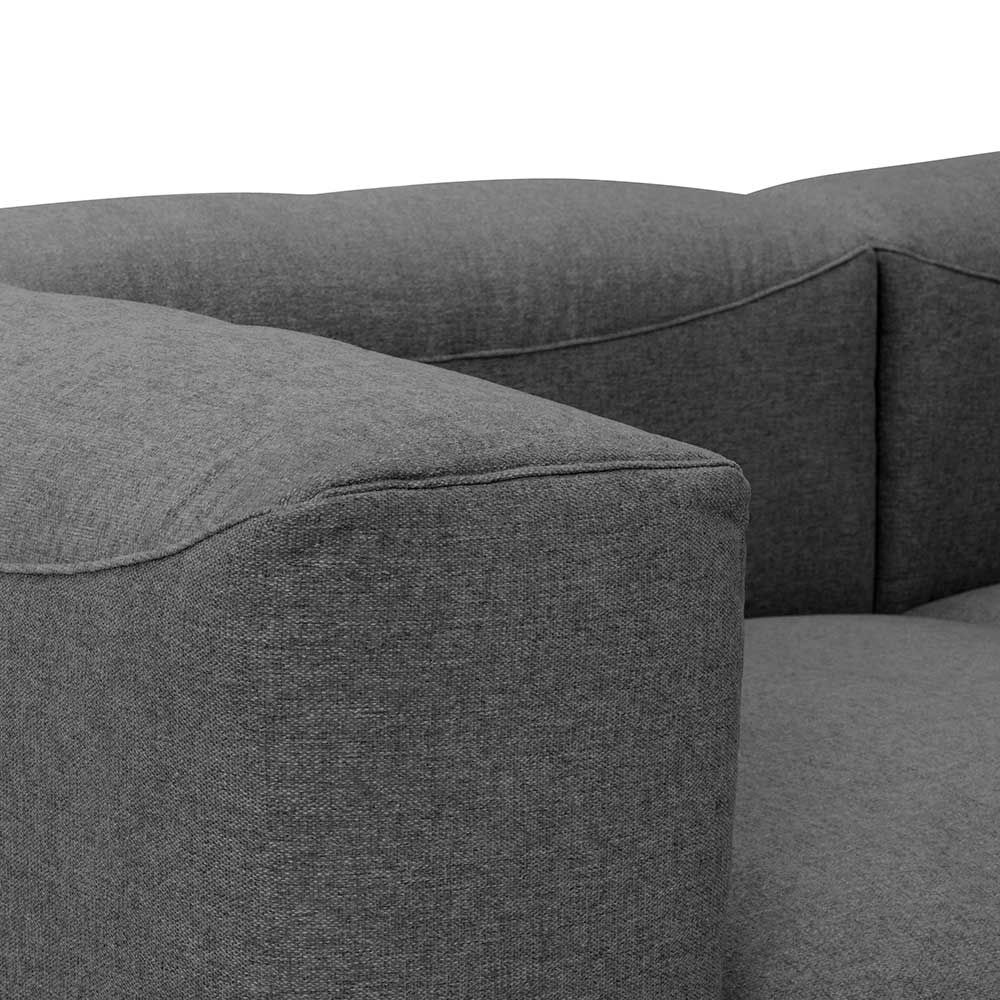 Modulsofa Felictia in Anthrazit Made in Germany (dreiteilig)