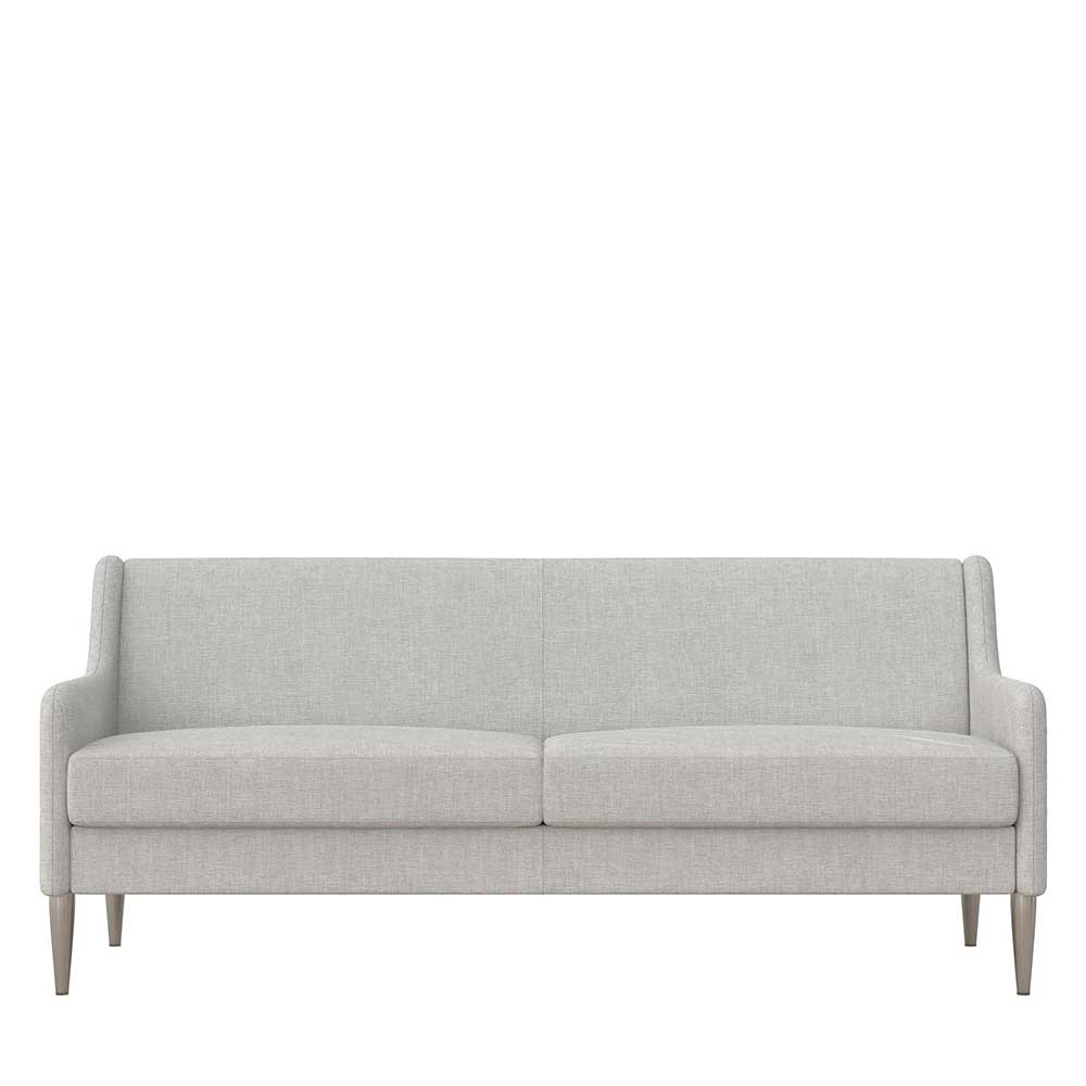 Sofa Nadiola mit drei Sitzplätzen und Vierfußgestell aus Metall