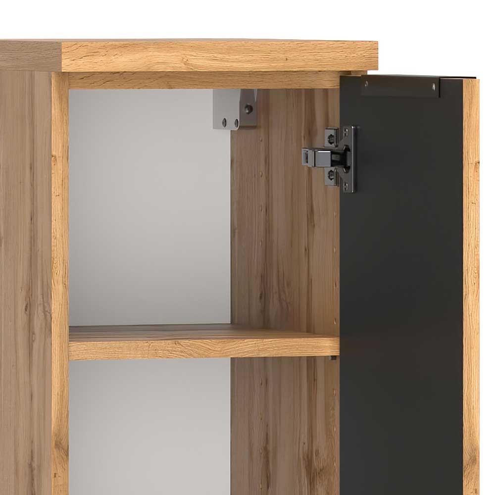 Badezimmer Midischrank Cadama 30 cm breit - inklusive Füße