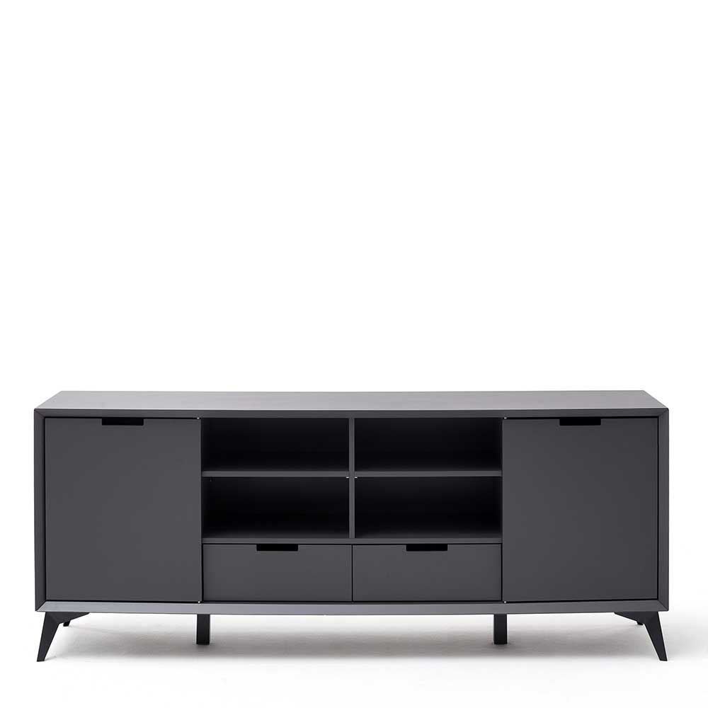 Sideboard Ucraivo in Grau und Weiß mit Wechselfront