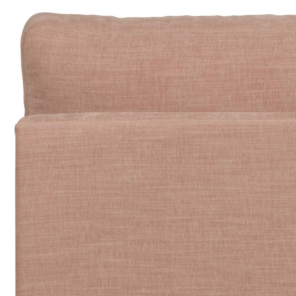 Moderne Modulsofa Element Couch Oktamian in Rosa Einsitzer