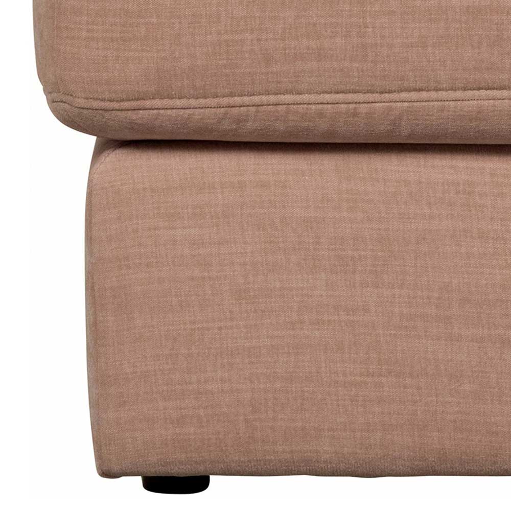 Rosa Couchhocker Oktamian für Modulsofa 44 cm Sitzhöhe