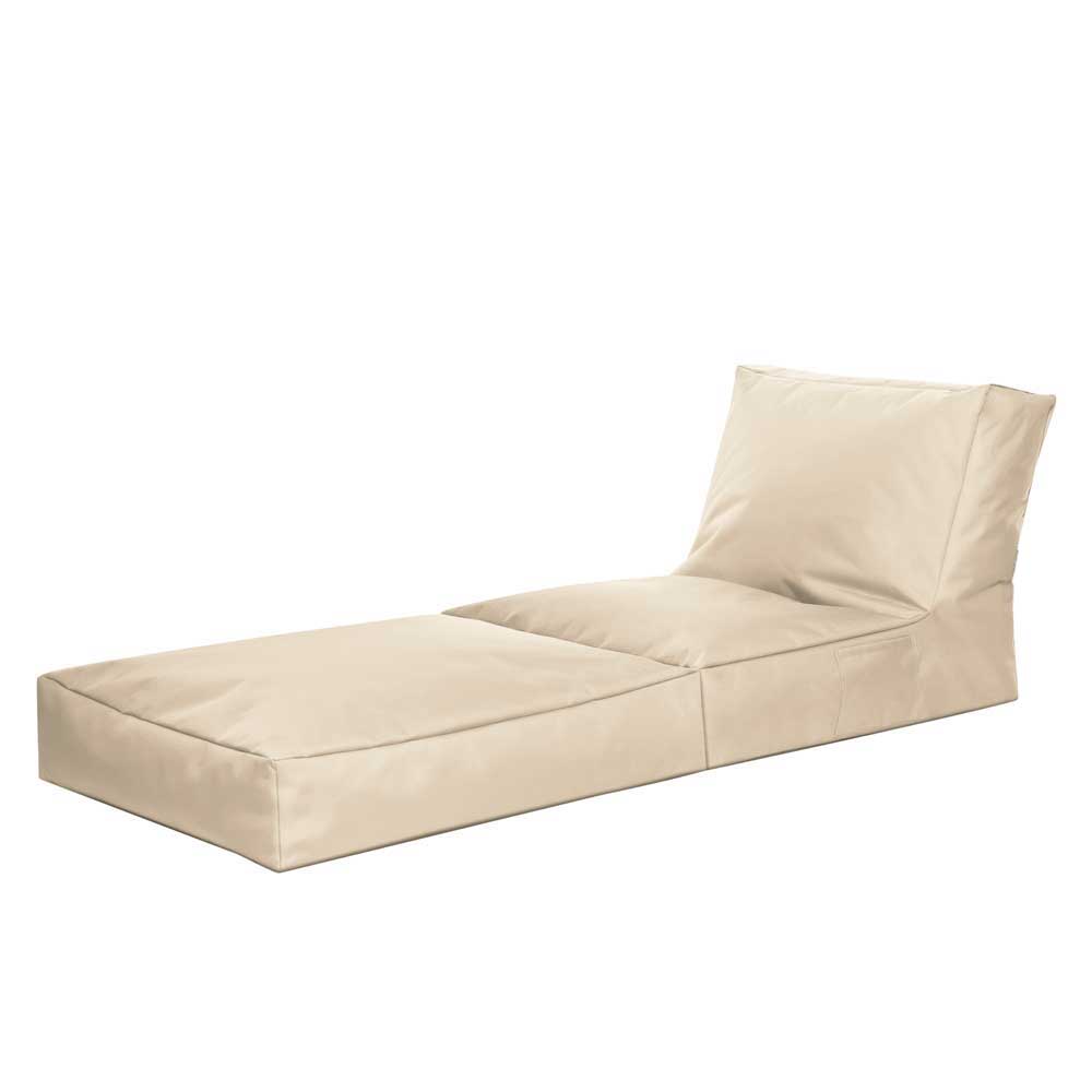 Sitzsack Sessel Welinda in modernem Design - Beige