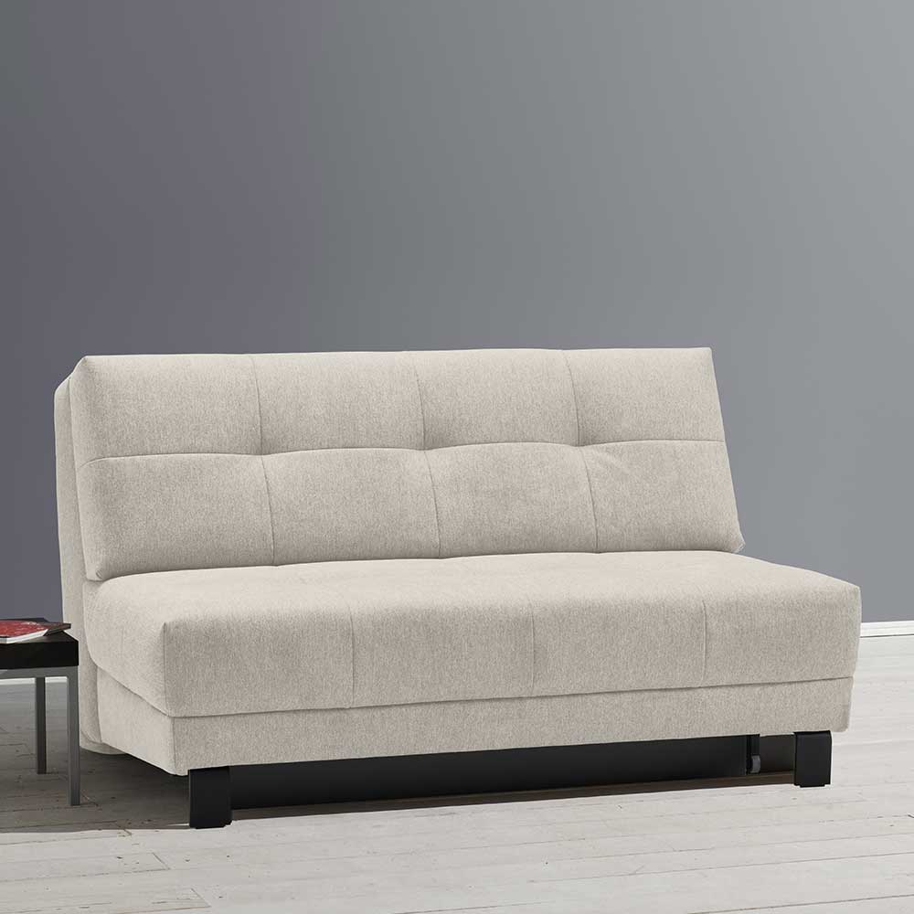 Zweisitzer Sofa Gesa mit Schlaffunktion in Beige