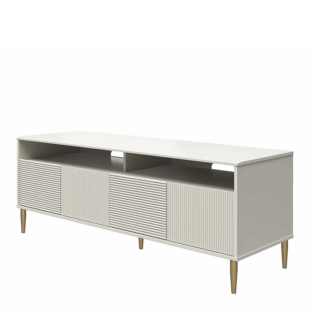 TV Lowboard Seletana in Taupe im Skandi Design